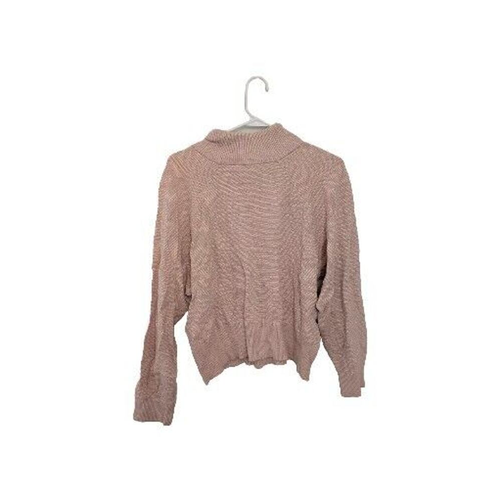 Varley Women's Sweatshirt Funnel Neck Size XS Pink Pullover - Picture 2 of 7